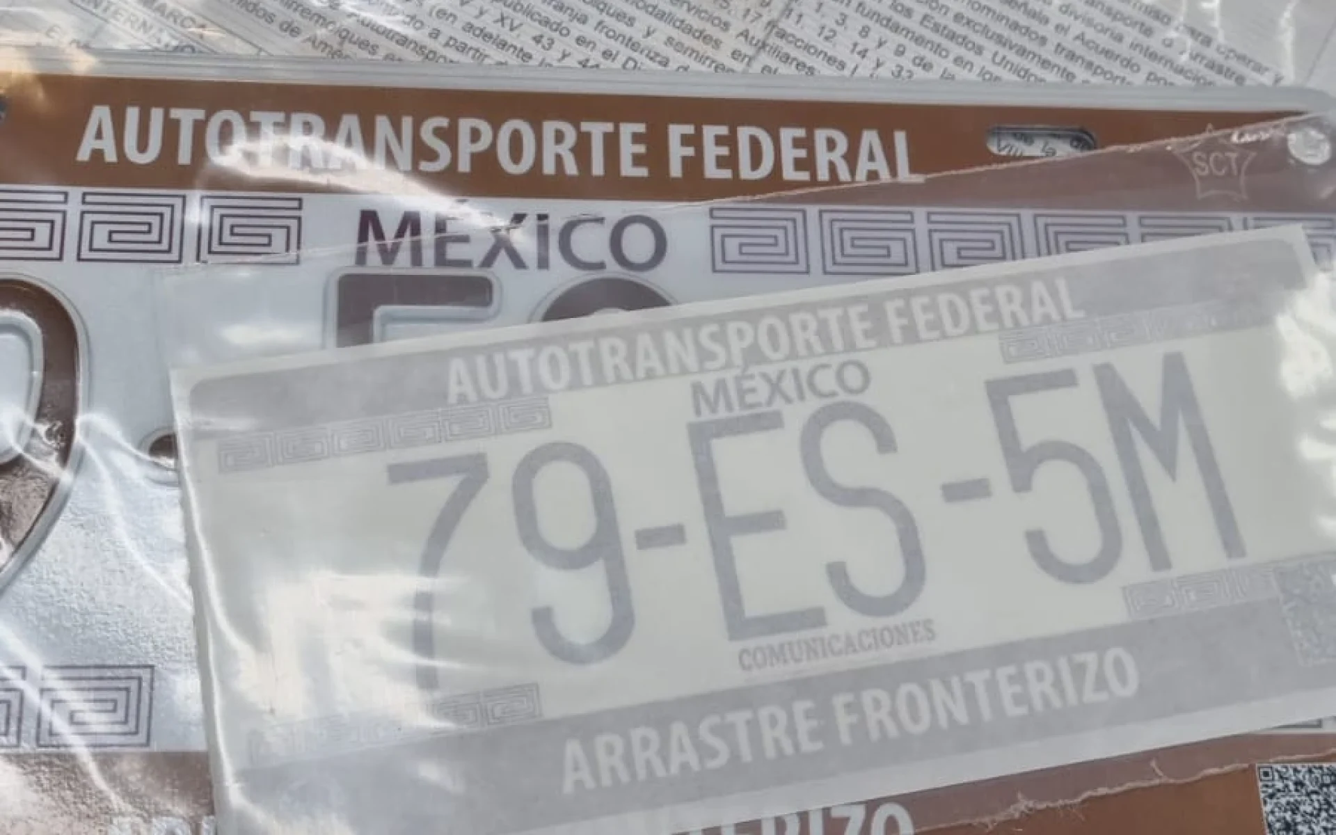 PLACAS TRANSFRONTERIZAS